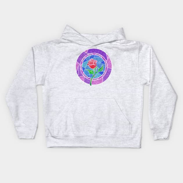 Enchanted Rose Kids Hoodie by Ellador